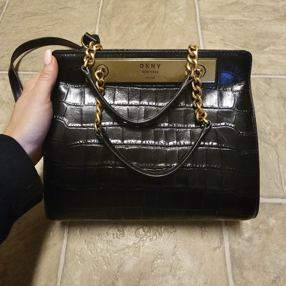 DKNY leather purse
